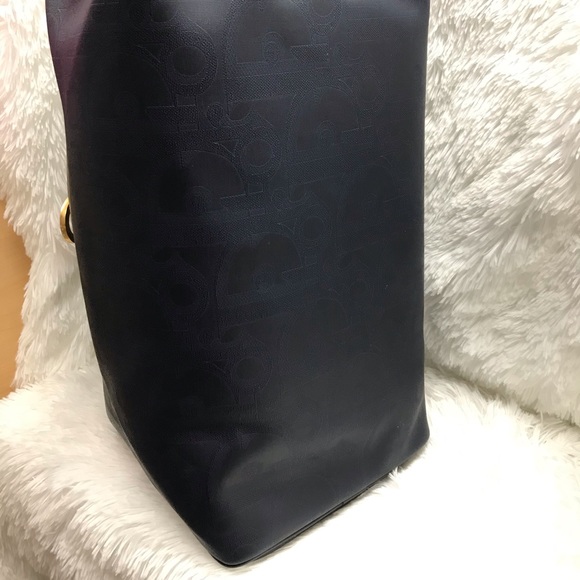 CHRISTIAN DIOR DUFFLE BAG VINTAGE NAVY FINAL SALE - Picture 4 of 8